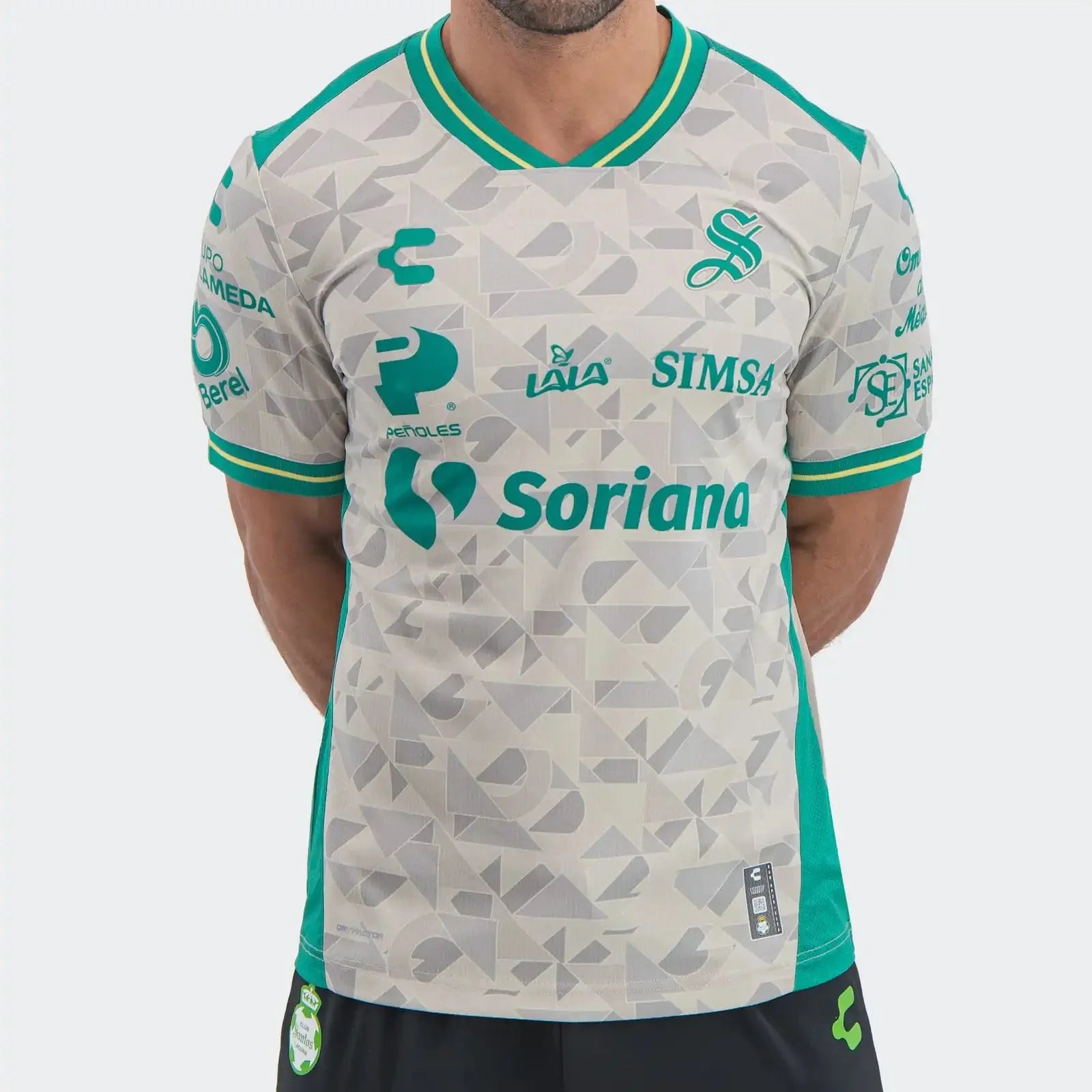 Charly 2025-26 Santos Men's Stadium Away Soccer Jersey 3
