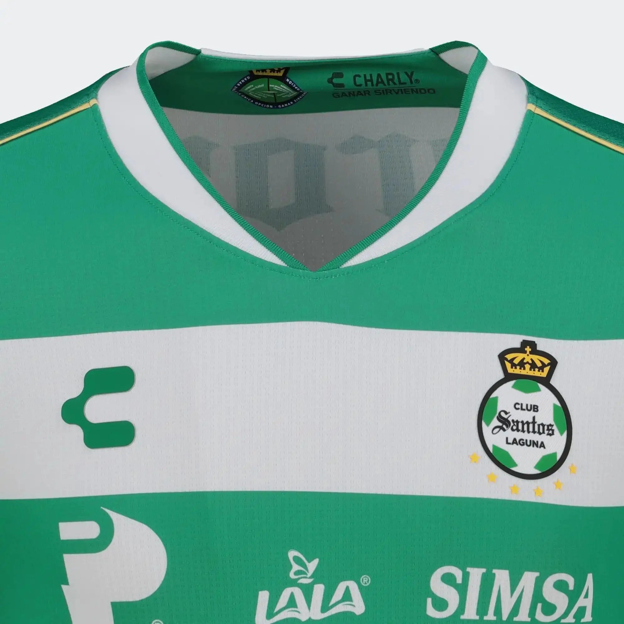 Charly 2025-26 Santos Men's Stadium Home Long-Sleeve Soccer Jersey 4