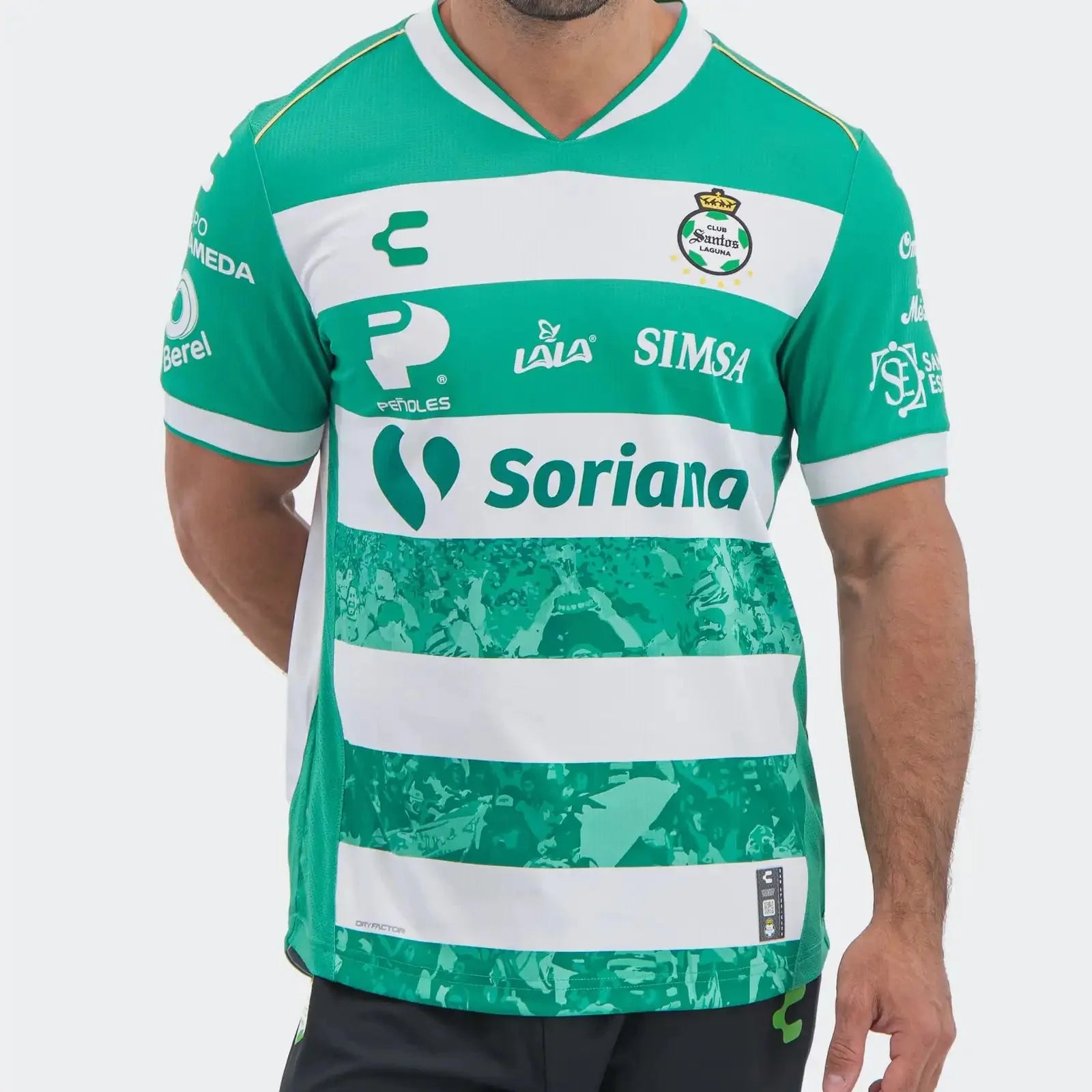 Charly 2025-26 Santos Men's Stadium Home Soccer Jersey 5