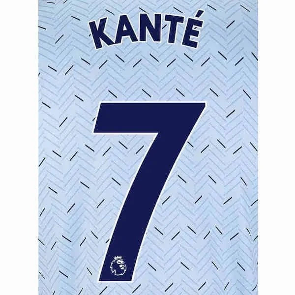 Chelsea 19/21 Away Kante #7 Jersey Name Set 1