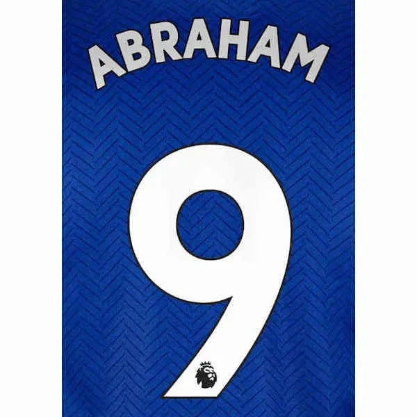 Chelsea 2019/22 Home Abraham #9 Jersey Name Set 1