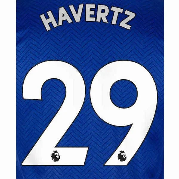 Chelsea 2019/22 Home Havertz #26 Jersey Name Set 1