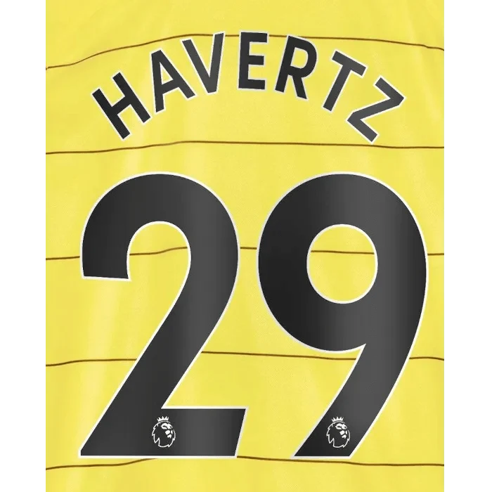 Chelsea 2021/22 Havertz #29 Jersey Name Set Black 1