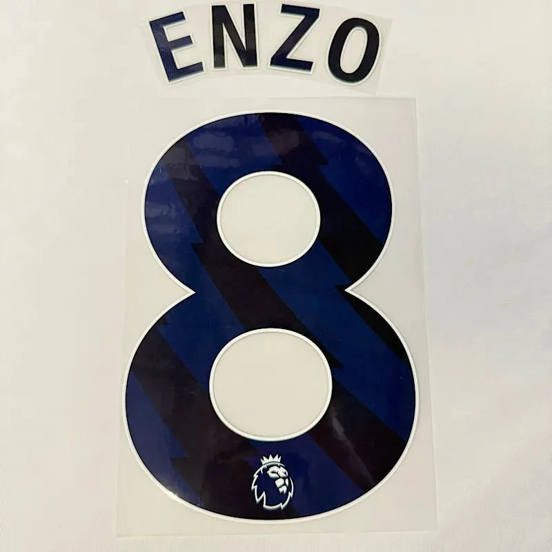 Chelsea 2023-Away ENZO #8  Official Name Set-Navy 1