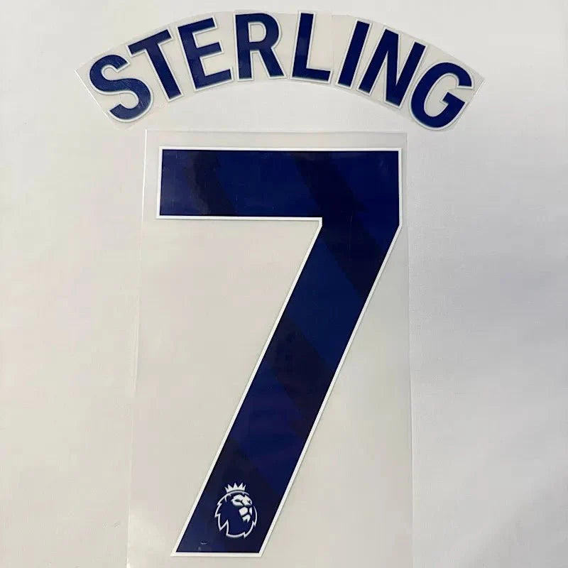 Chelsea 2023-Away STERLING #7 Official Name Set-Navy 1