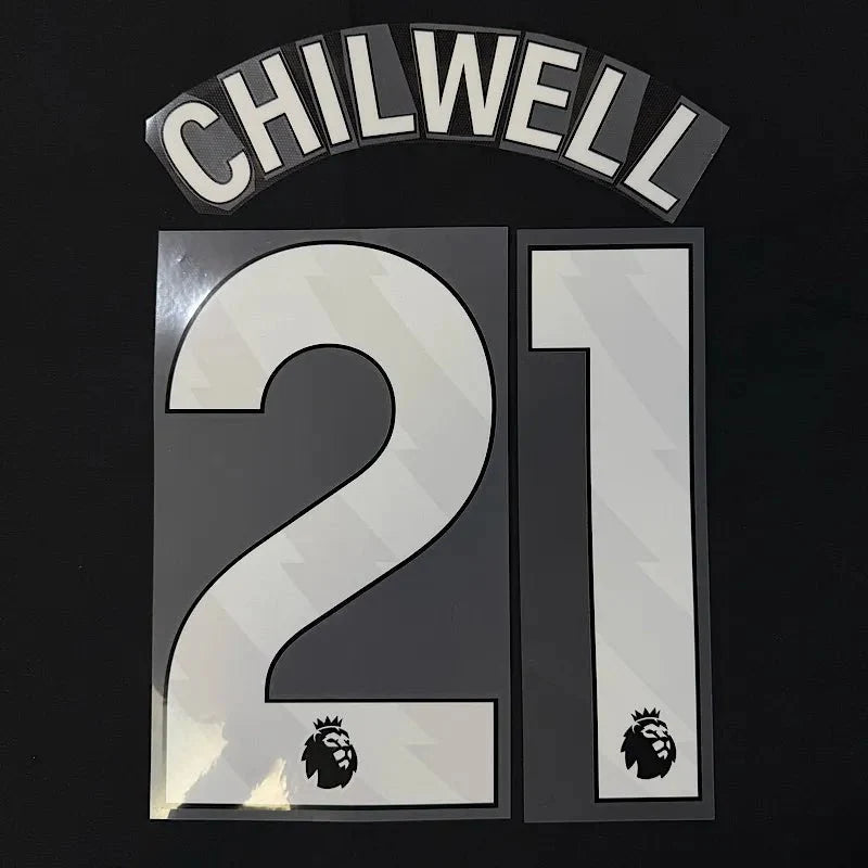 Chelsea 2023-Home CHILWELL #21 Official Name Set 1