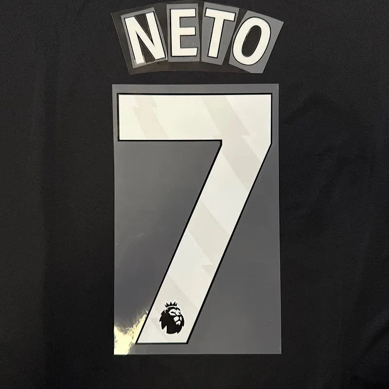 Chelsea 2025-Home Neto #7 Official Name Set-White 1