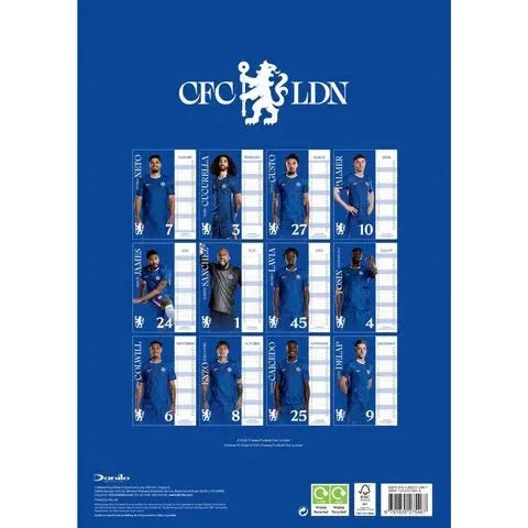 Chelsea 2026 Official Calendar 3