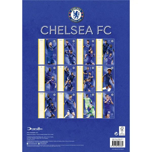 Chelsea FC 2019 Official Calendar 2