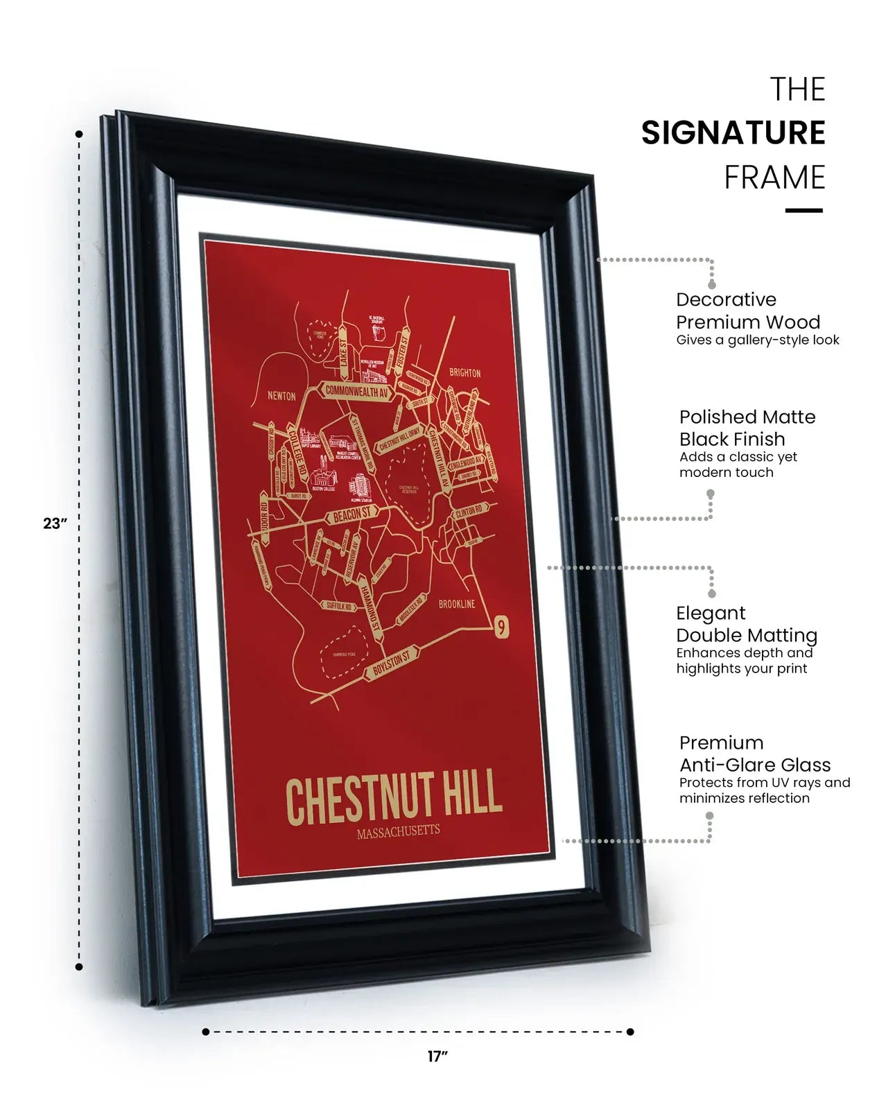 Chestnut Hill, Massachusetts street map 14