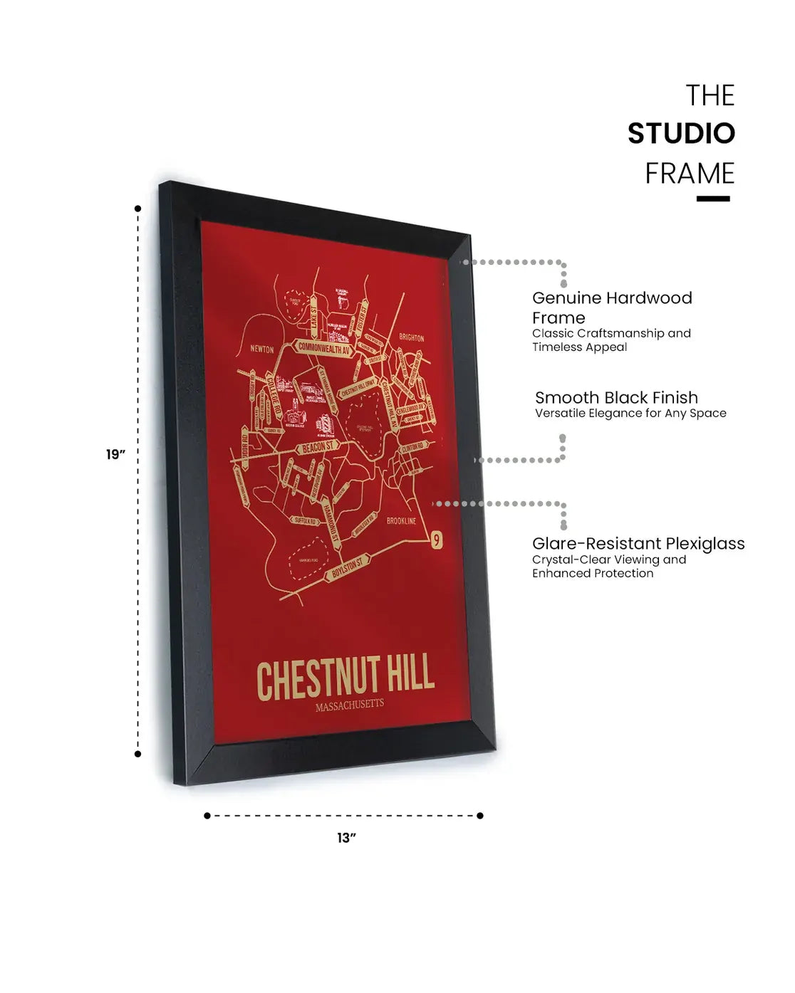 Chestnut Hill, Massachusetts street map 11