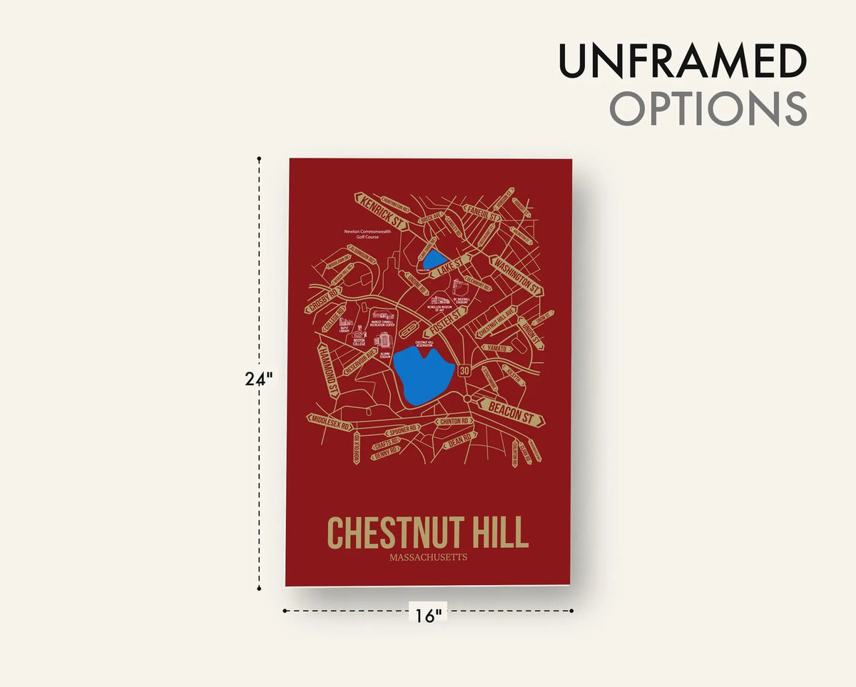 Chestnut Hill, Massachusetts street map 18