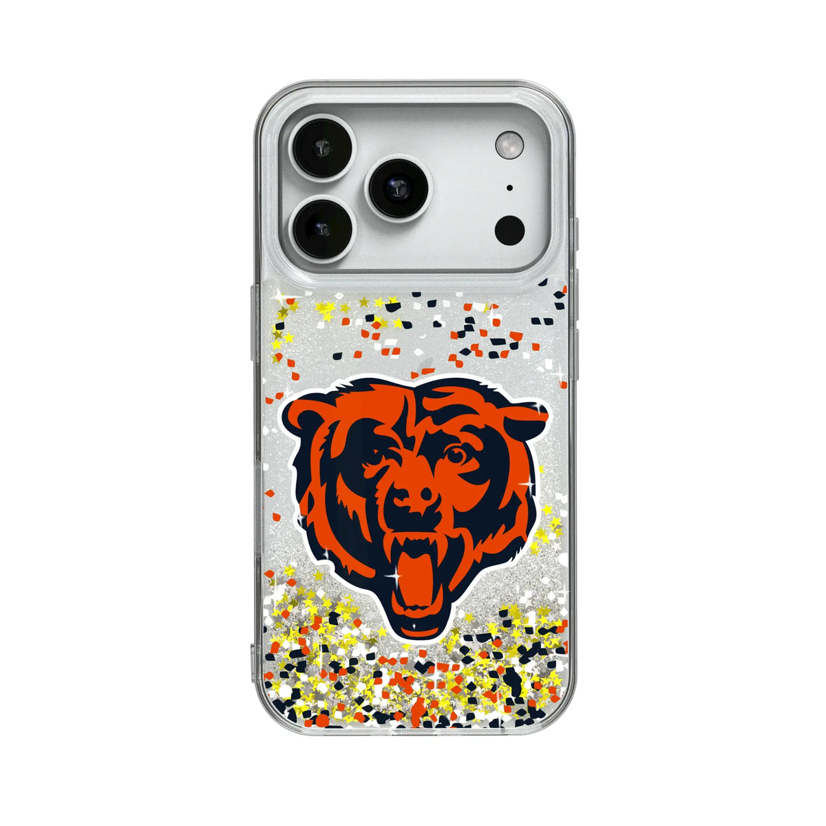 Chicago Bears Confetti Glitter Phone Case 19
