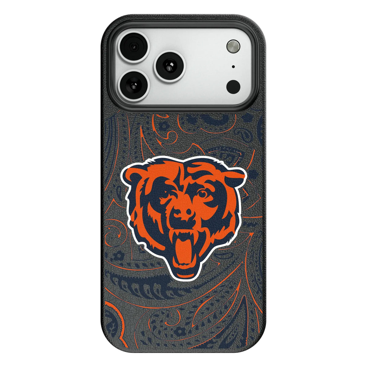 Chicago Bears Paisley MagSafe Compatible Phone Case for Apple iPhone 10