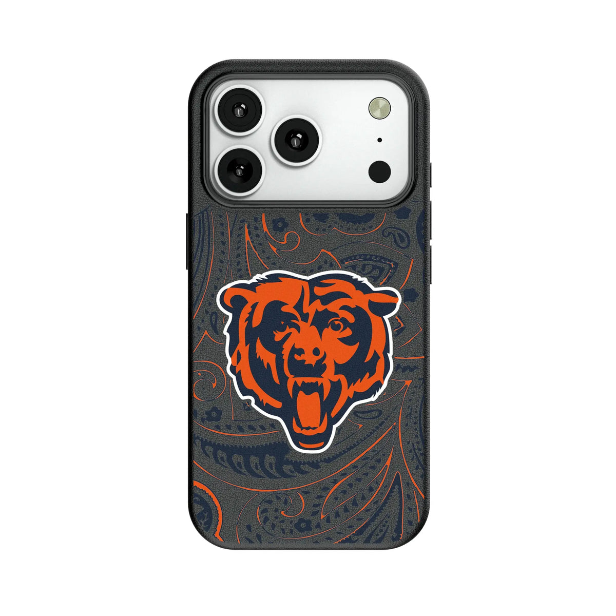 Chicago Bears Paisley MagSafe Compatible Phone Case for Apple iPhone 9