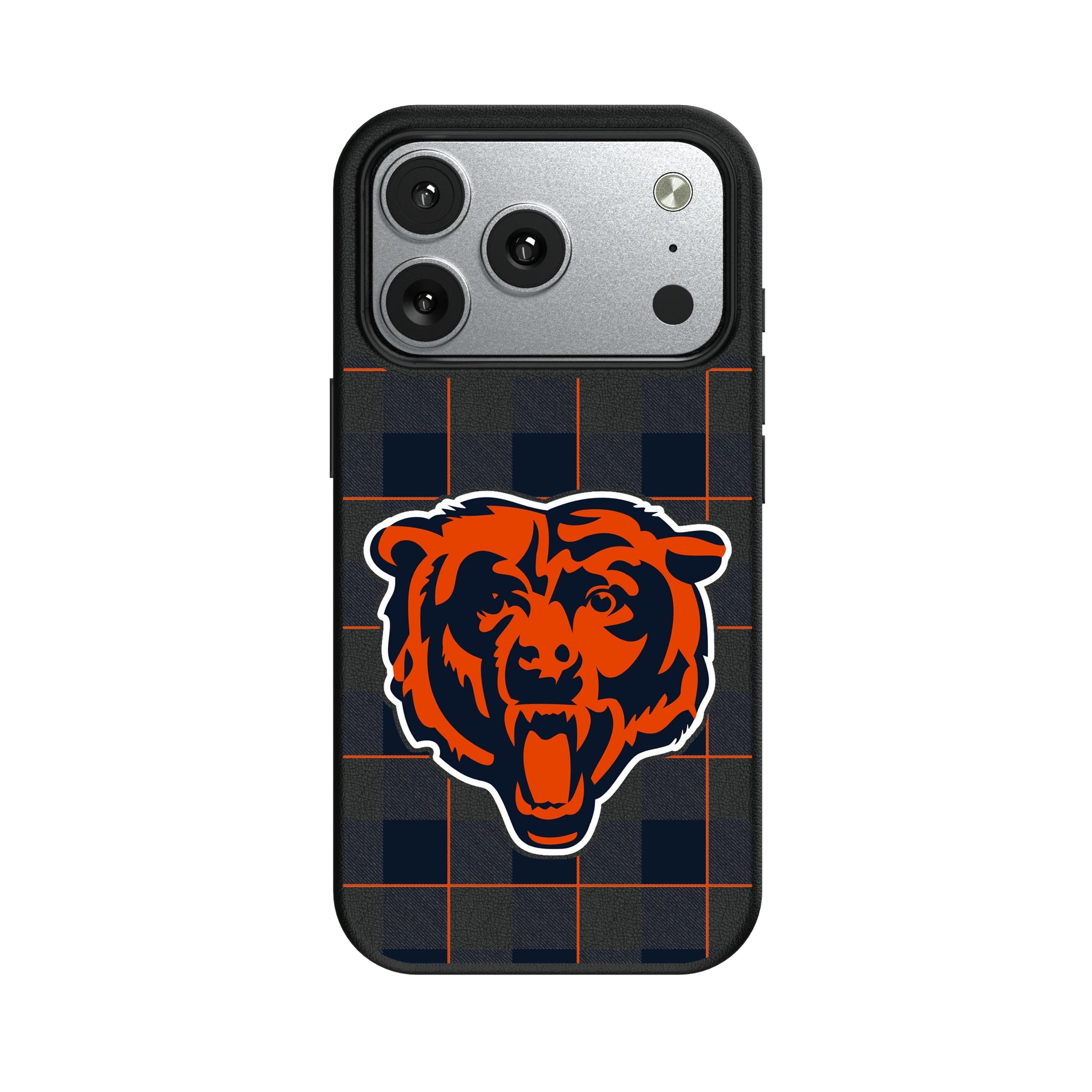 Chicago Bears Plaid MagSafe Compatible Phone Case for Apple iPhone 8