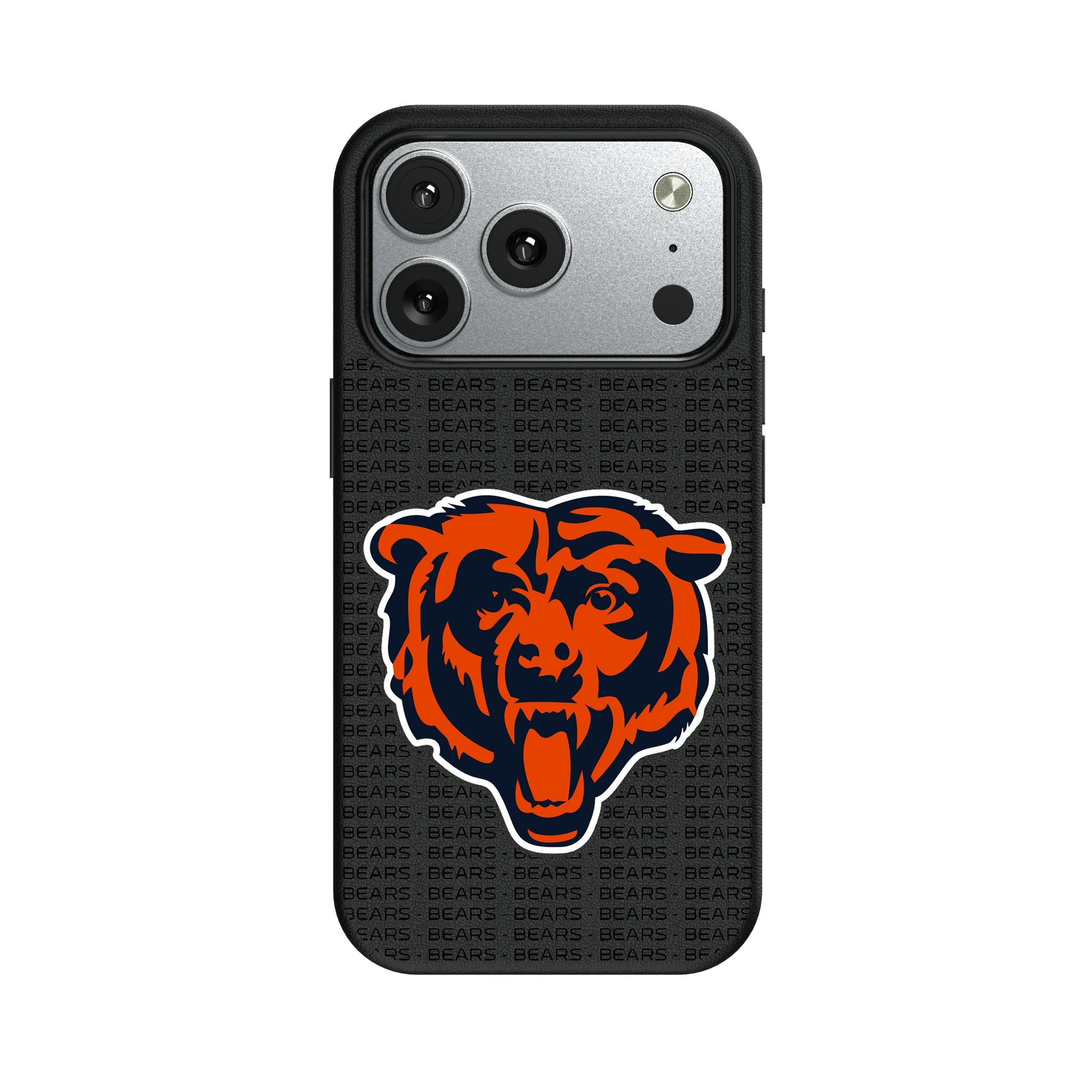 Chicago Bears Text Backdrop MagSafe Compatible Phone Case for Apple iPhone 8