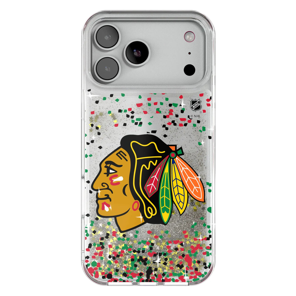 Chicago Blackhawks Confetti Glitter Phone Case 20