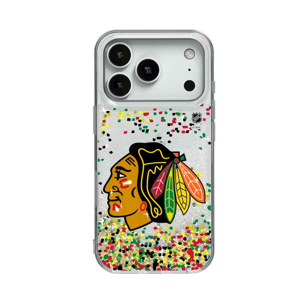 Chicago Blackhawks Confetti Glitter Phone Case 19