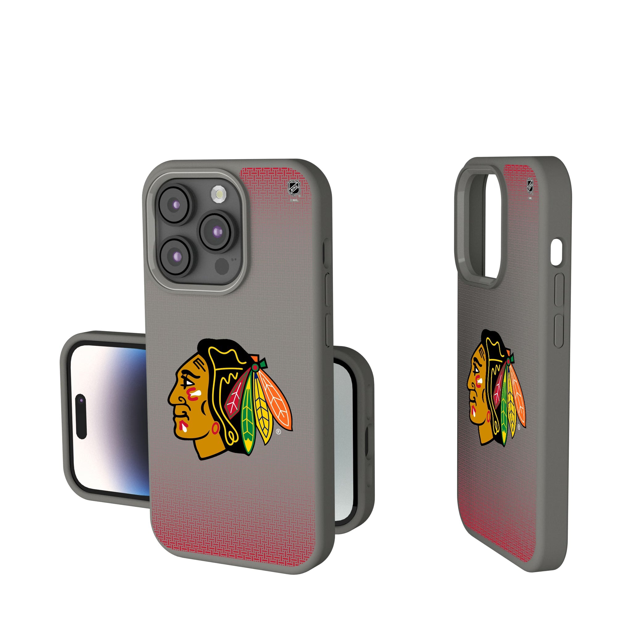 Chicago Blackhawks Linen Soft Touch Phone Case 14