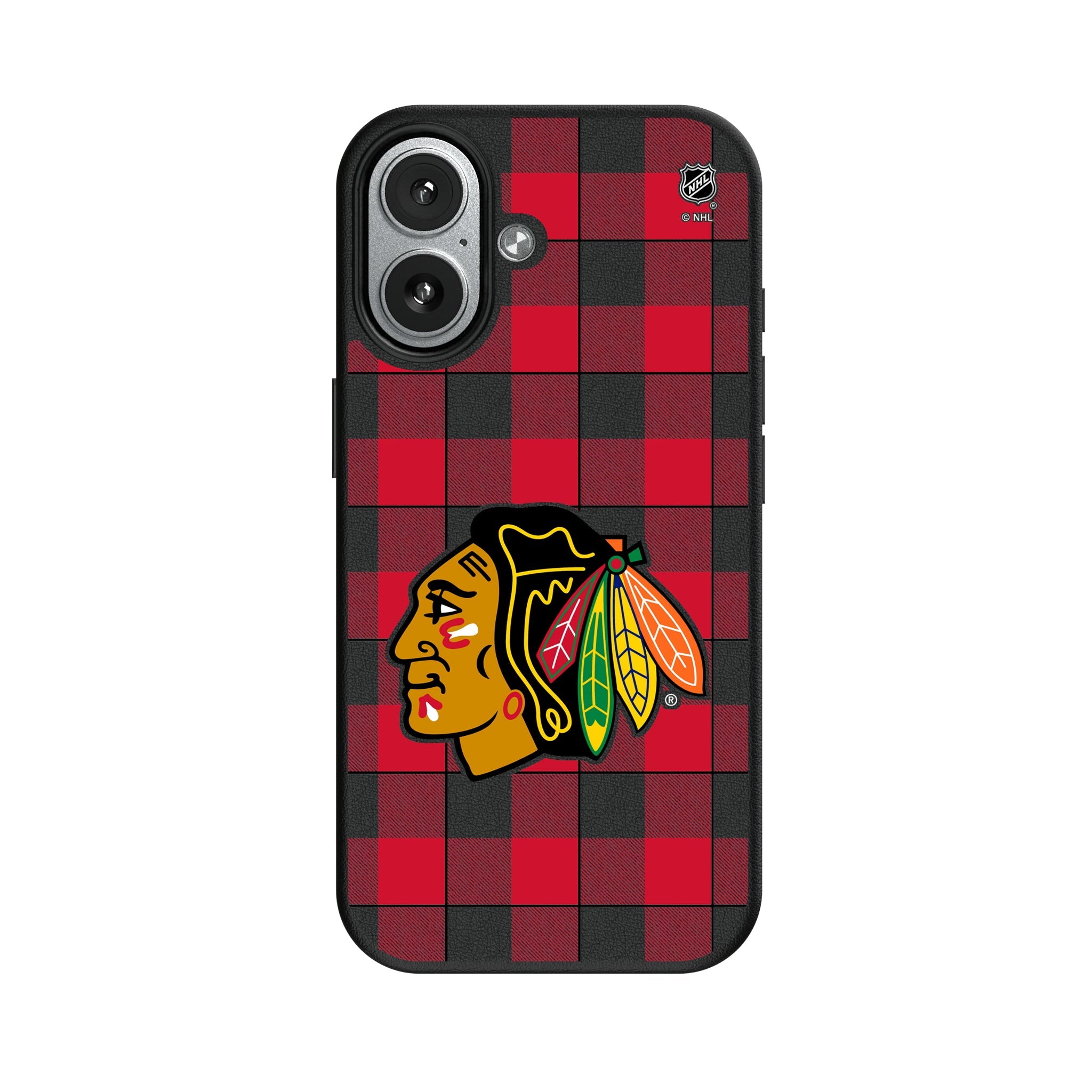 Chicago Blackhawks Plaid MagSafe Compatible Phone Case for Apple iPhone 7