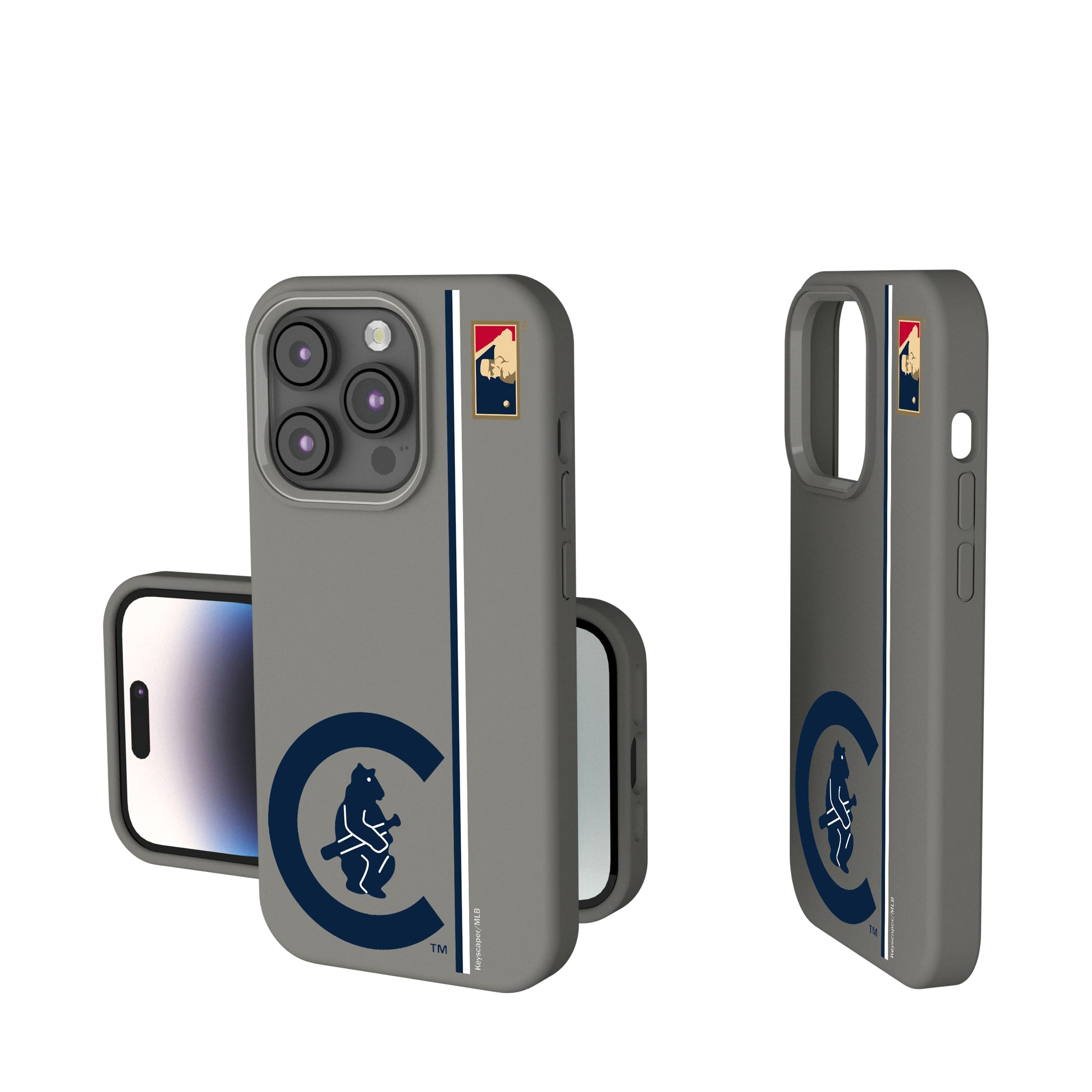Chicago Cubs 1911-1912 - Cooperstown Collection Sidebar Soft Touch Phone Case 12
