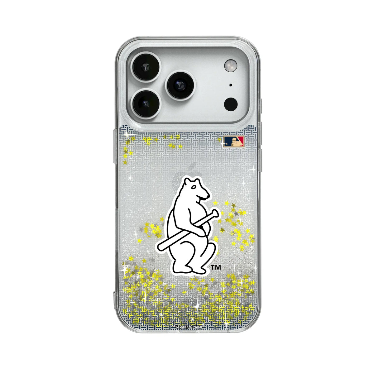 Chicago Cubs 1914 - Cooperstown Collection Linen Glitter Phone Case 18