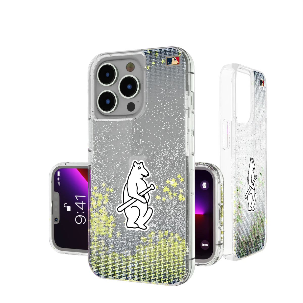 Chicago Cubs 1914 - Cooperstown Collection Linen Glitter Phone Case 12