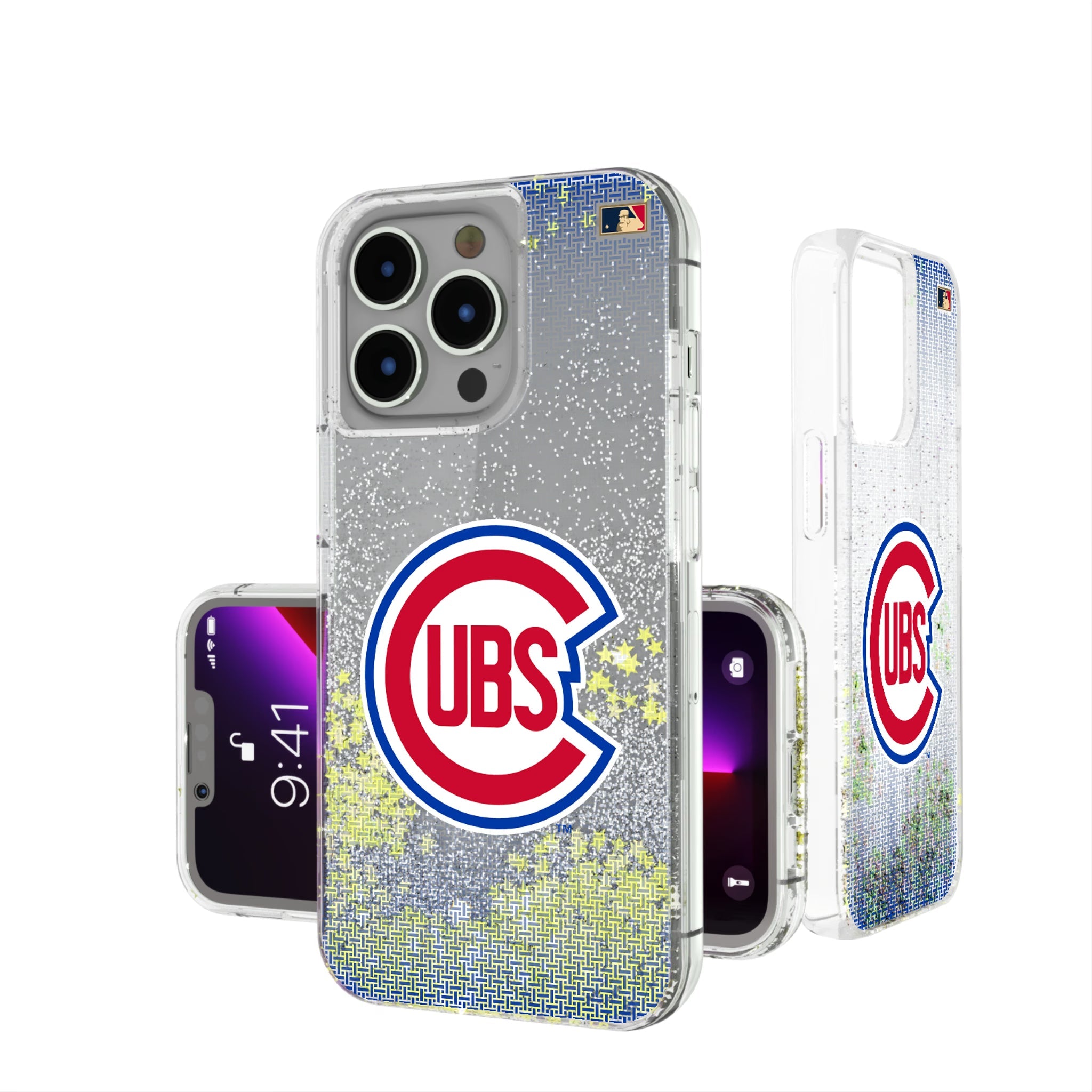 Chicago Cubs 1948-1956 - Cooperstown Collection Linen Glitter Phone Case 6