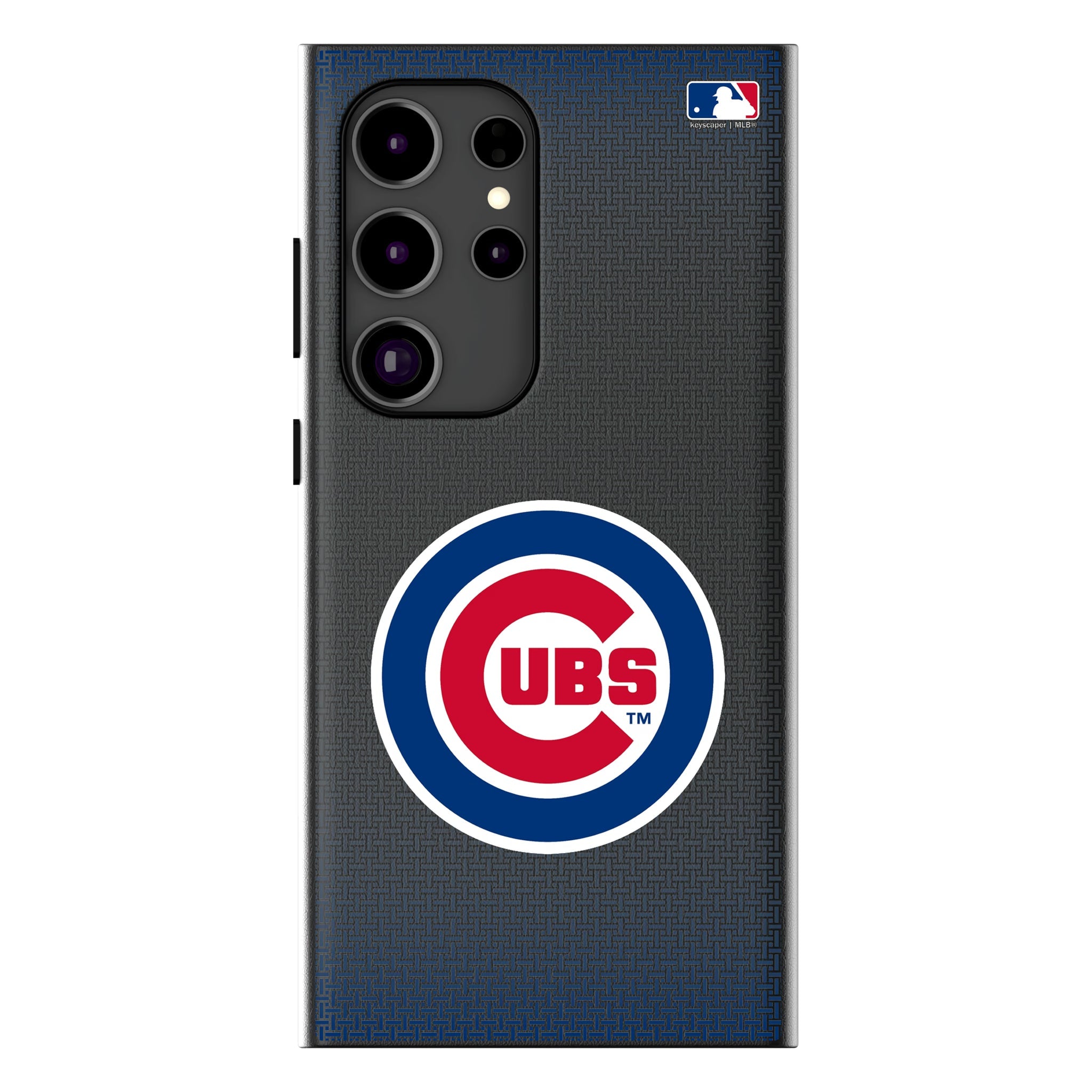 Chicago Cubs Linen MagSafe Compatible Phone Case for Samsung Galaxy 12