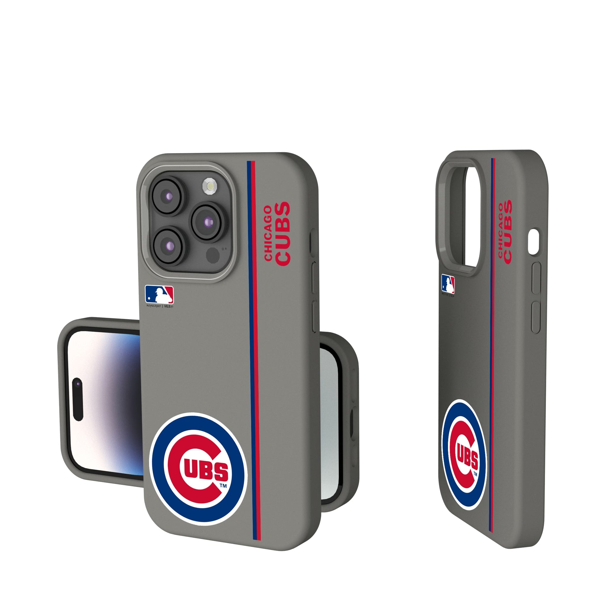 Chicago Cubs Sidebar Soft Touch Phone Case 12