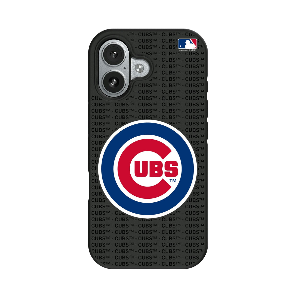 Chicago Cubs Text Backdrop Bump Phone Case 8