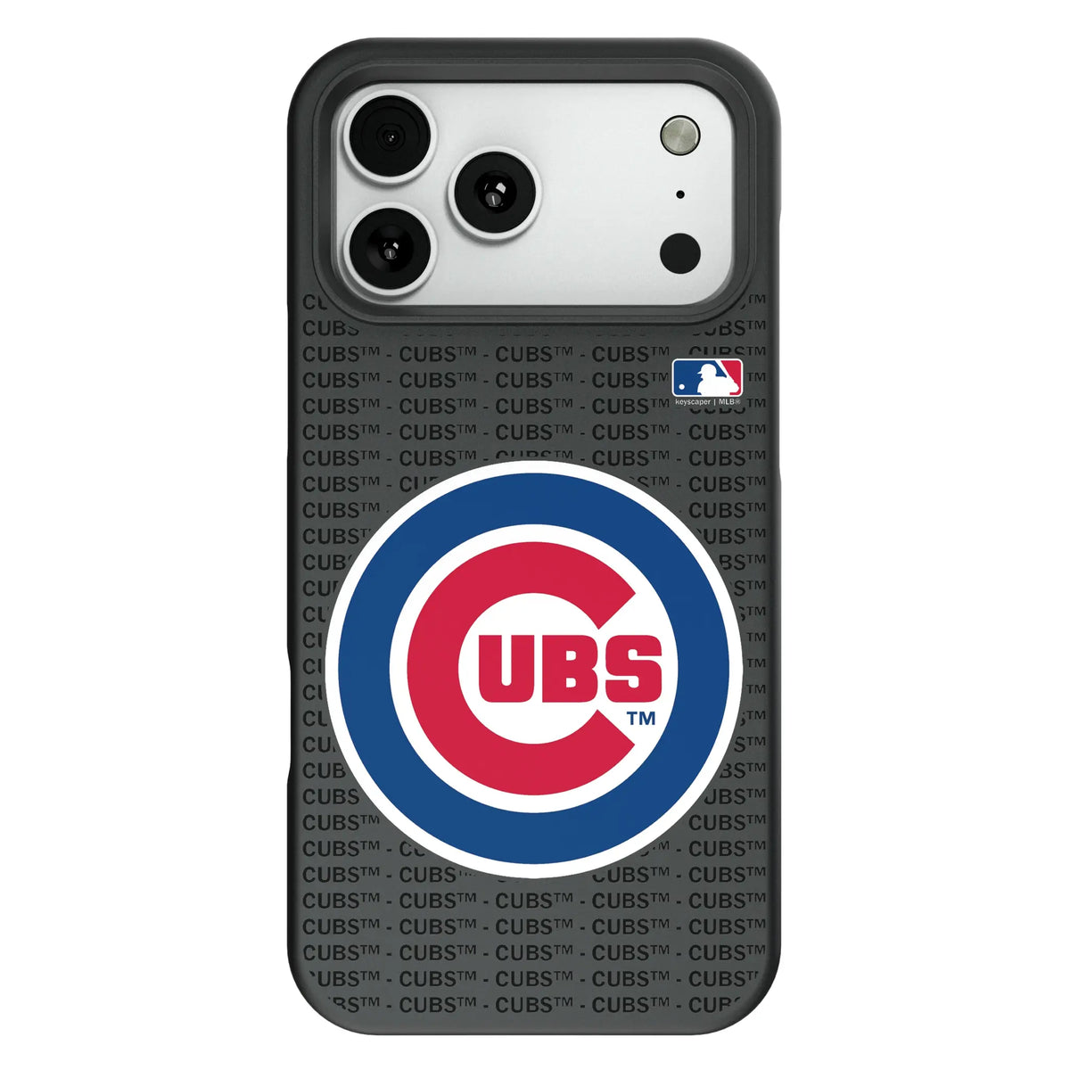 Chicago Cubs Text Backdrop Bump Phone Case 13