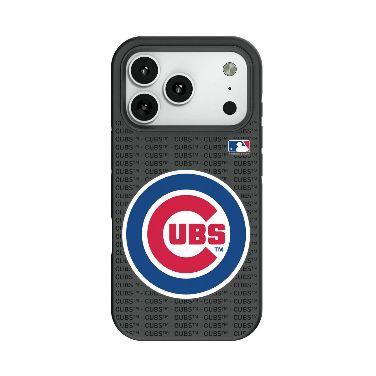 Chicago Cubs Text Backdrop Bump Phone Case 12