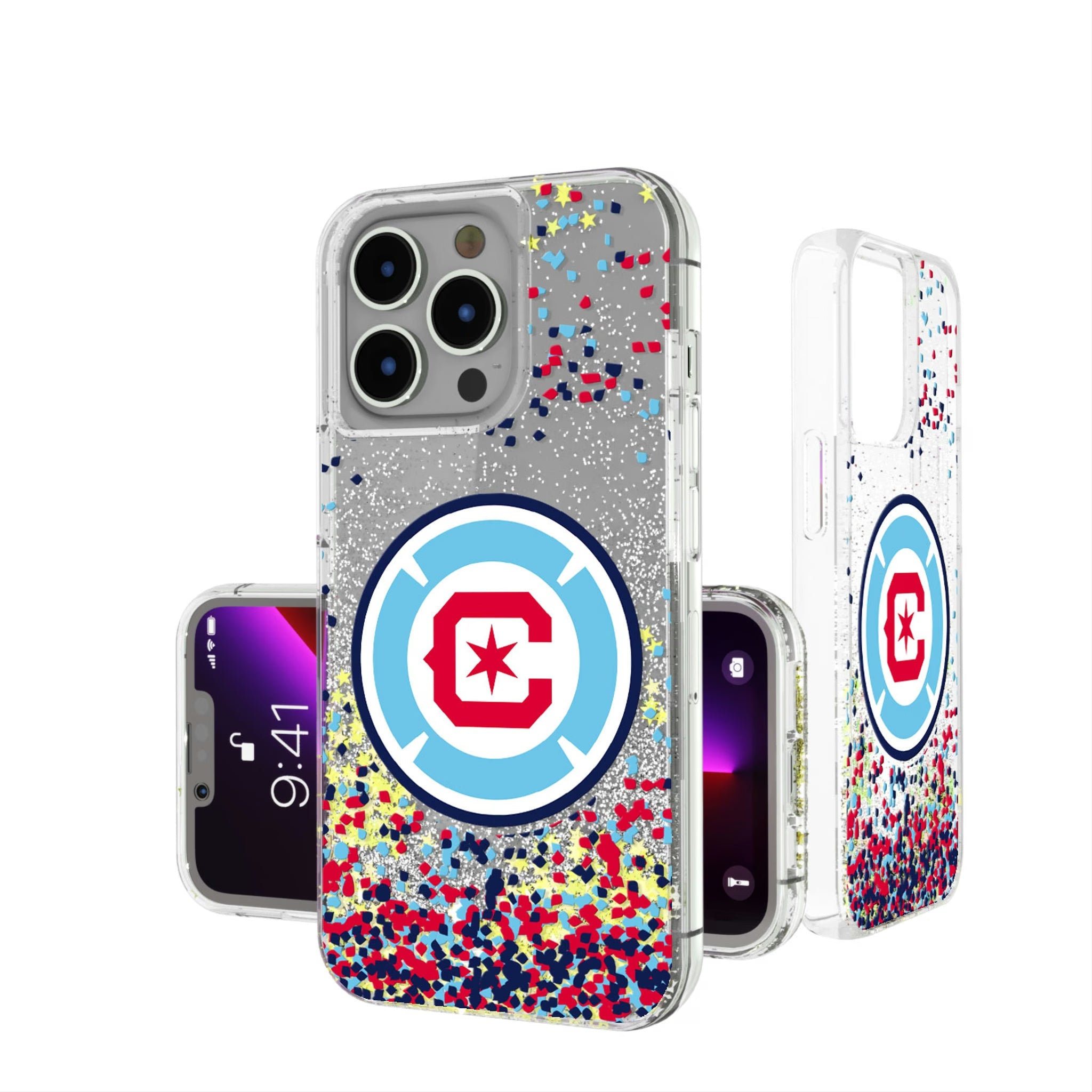 Chicago Fire  Confetti Glitter Phone Case 15