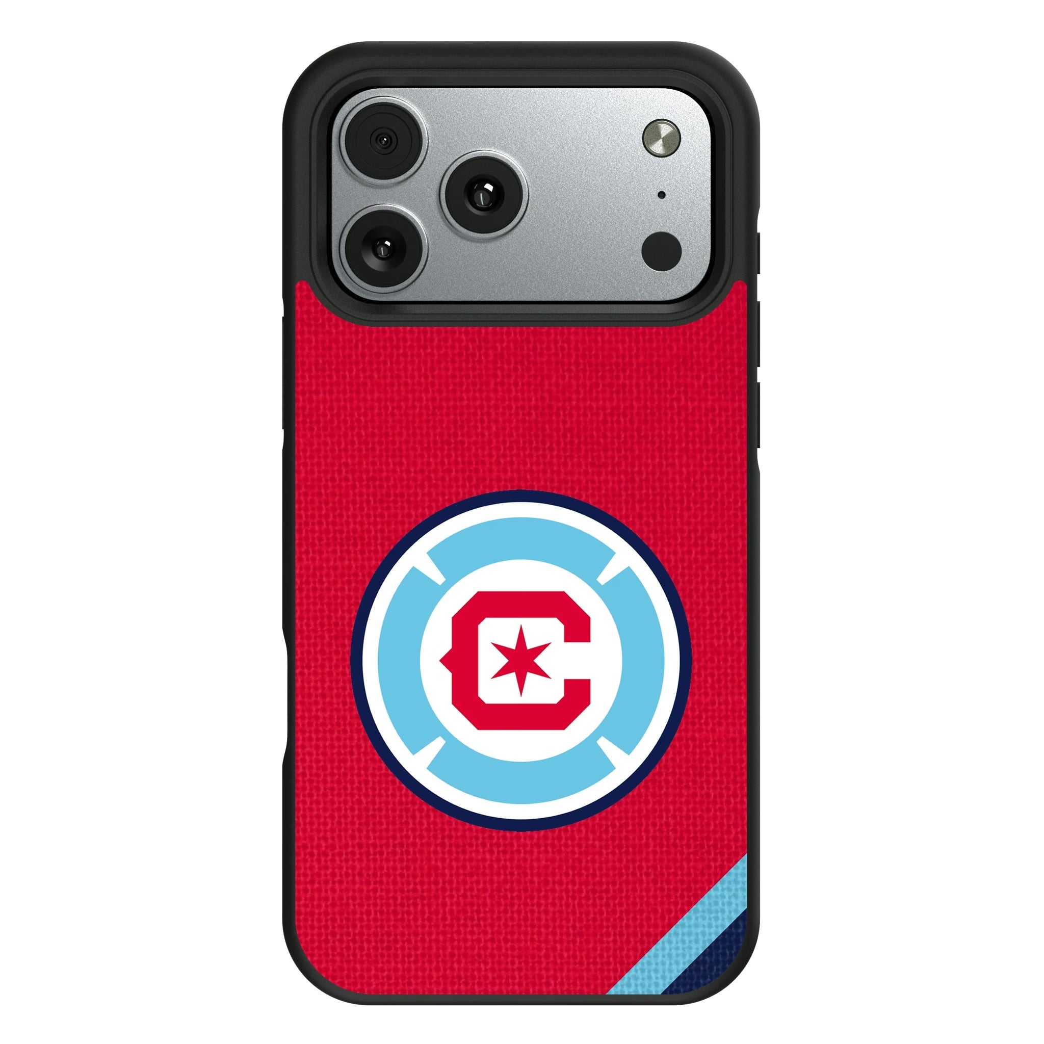 Chicago Fire  Diagonal Stripe Bump Phone Case 11