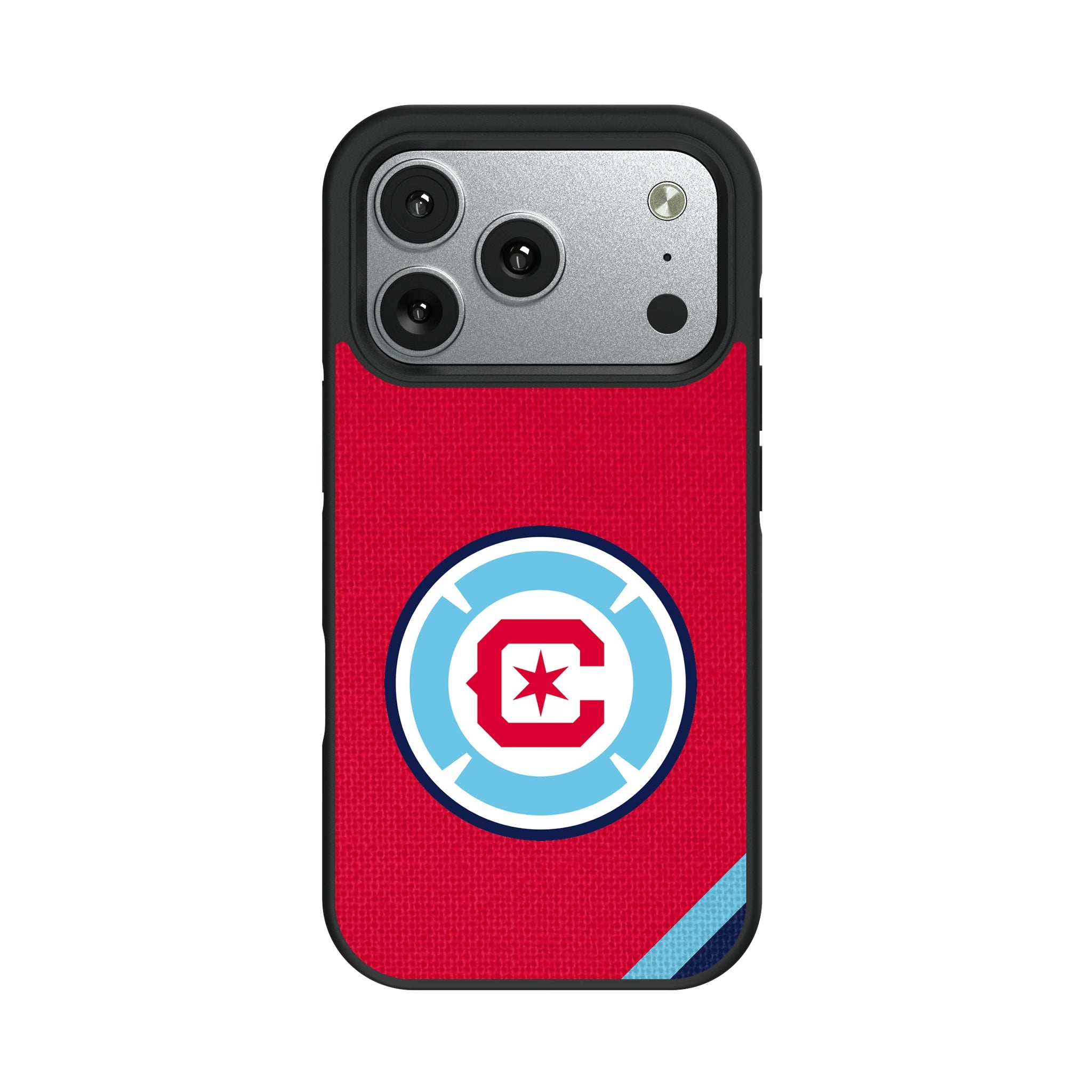 Chicago Fire  Diagonal Stripe Bump Phone Case 10