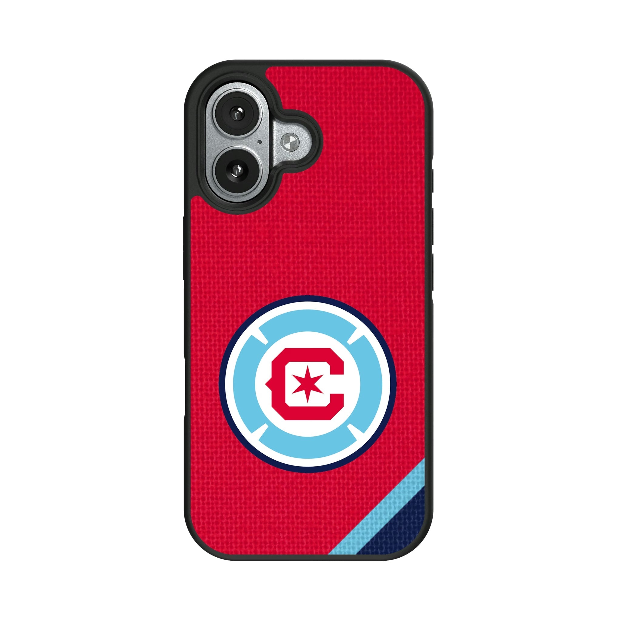 Chicago Fire  Diagonal Stripe Bump Phone Case 8