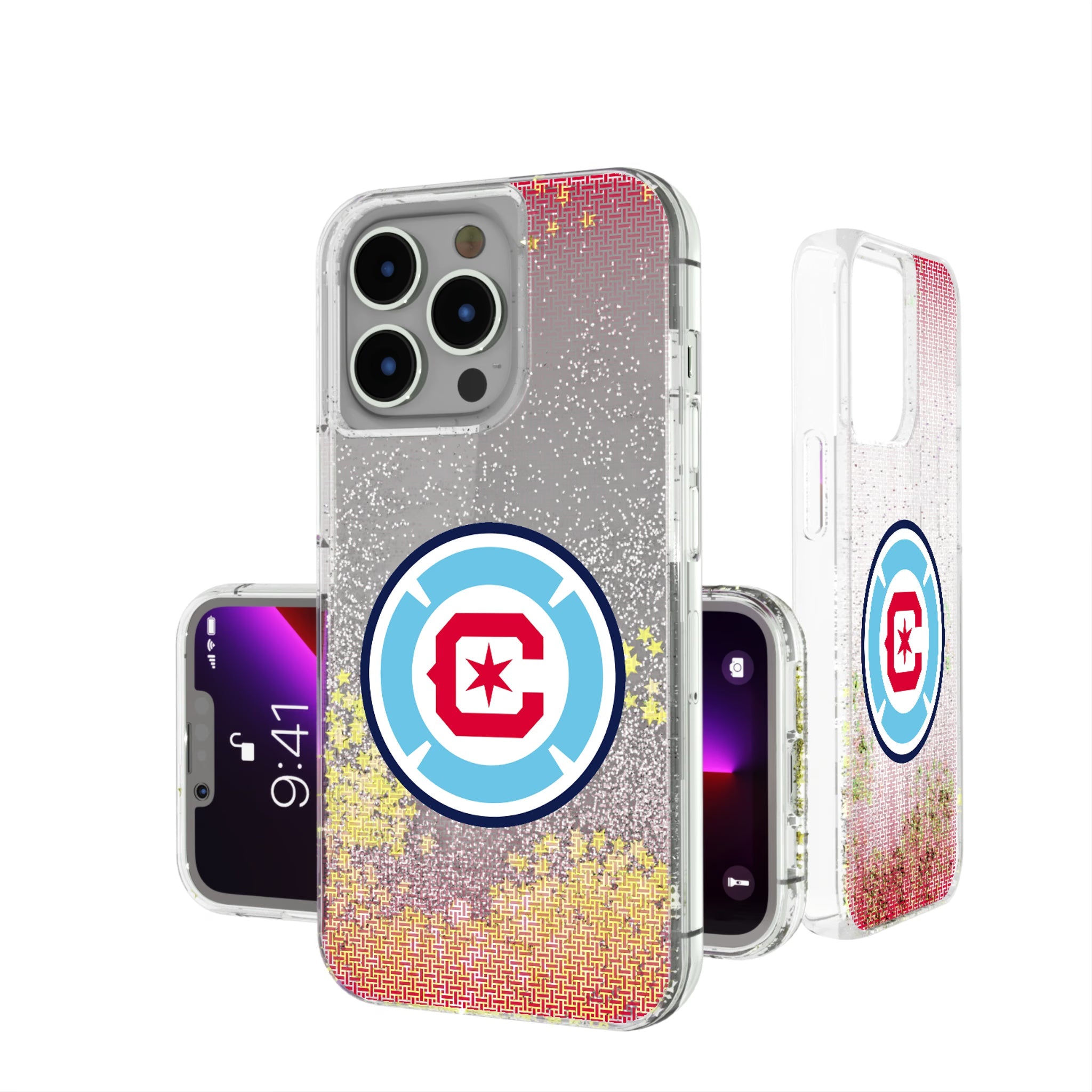 Chicago Fire  Linen Glitter Phone Case 9