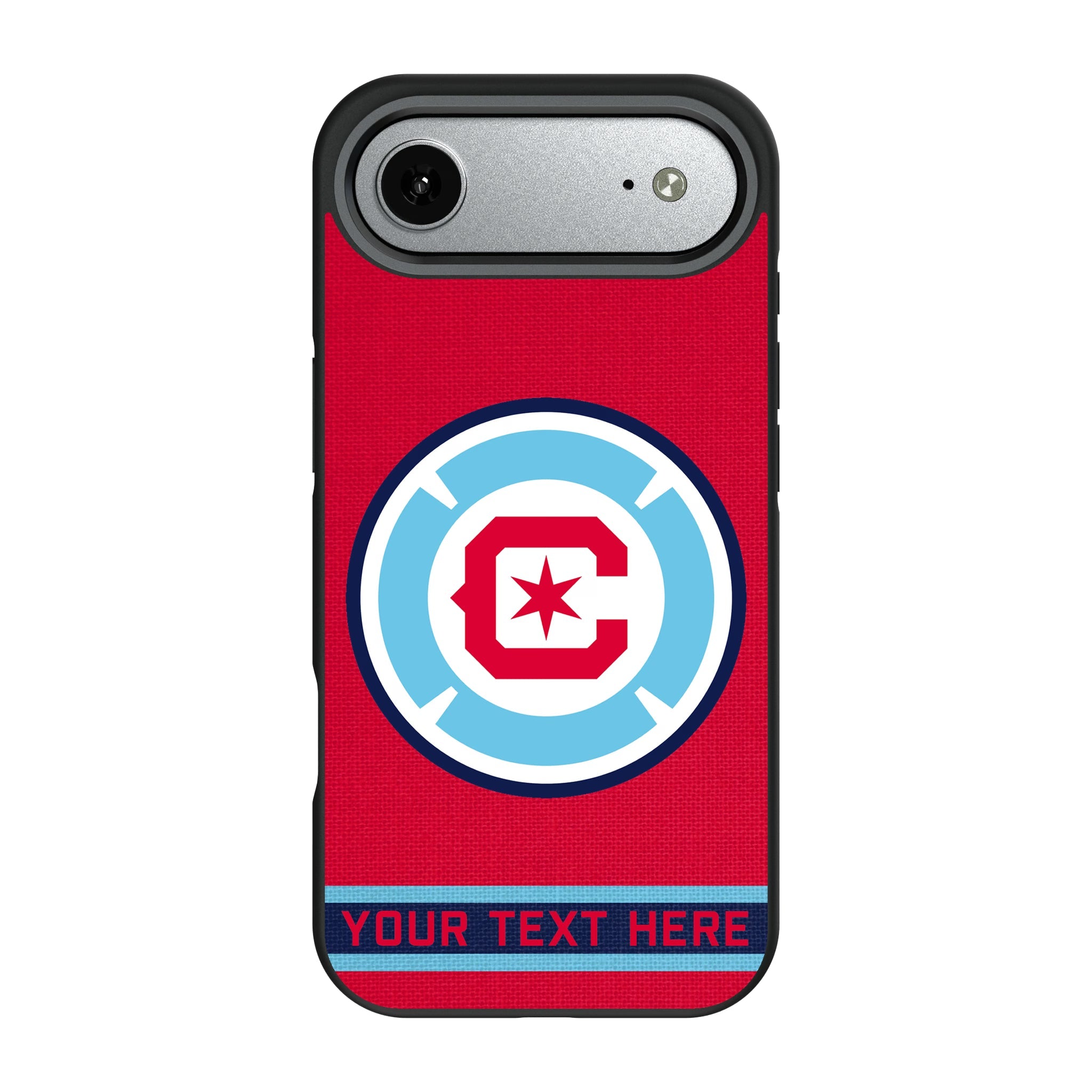 Chicago Fire Personalized Stripe Bump Phone Case for Apple iPhone 10