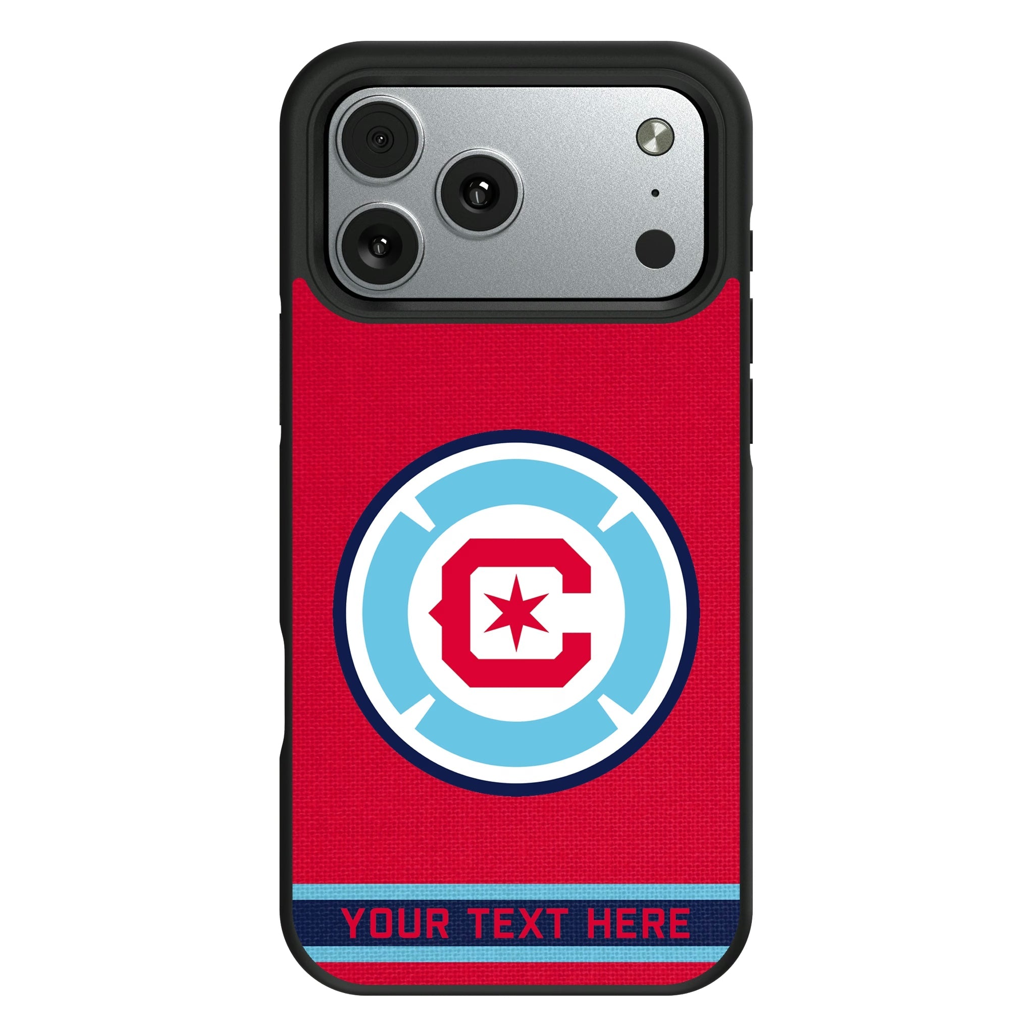 Chicago Fire Personalized Stripe Bump Phone Case for Apple iPhone 12