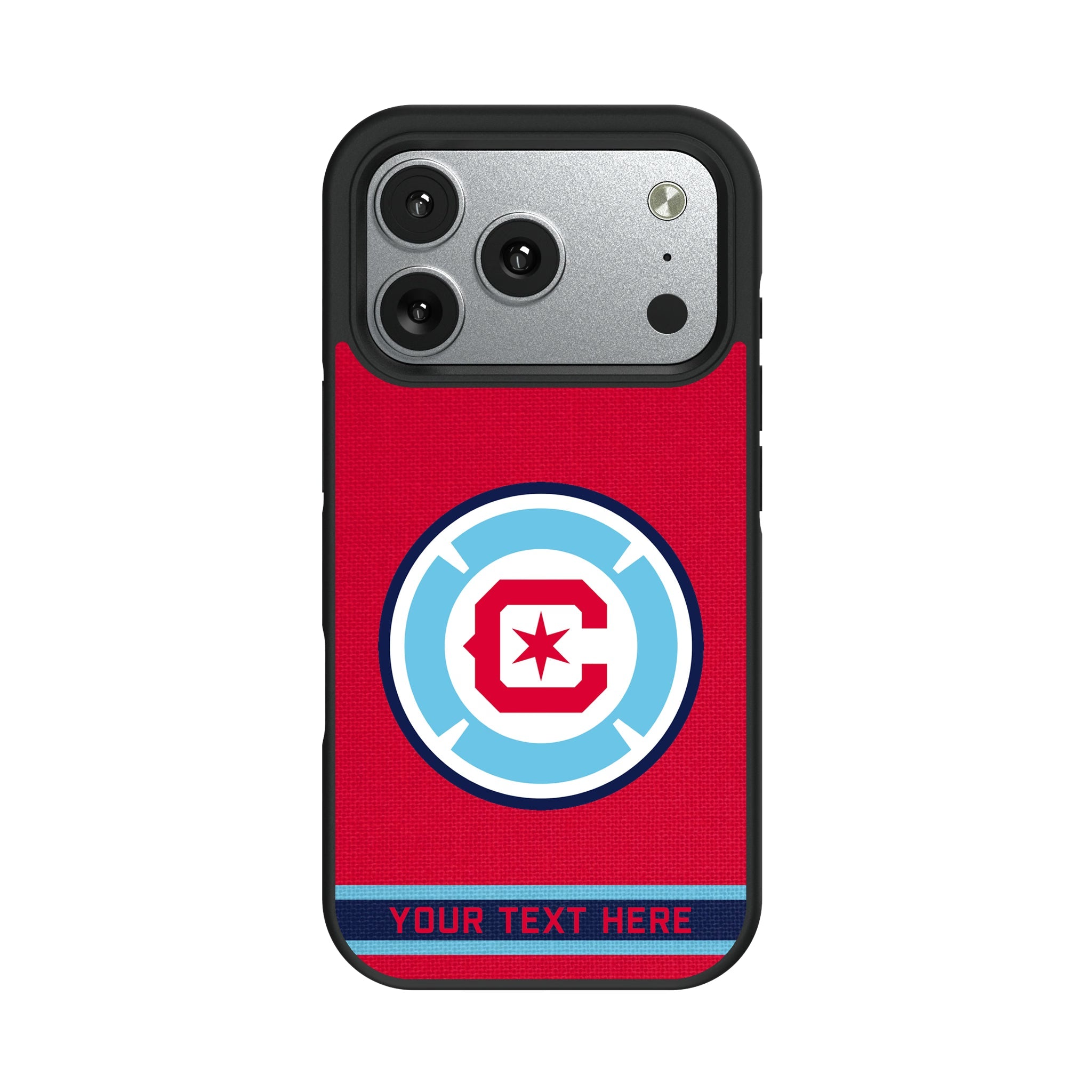 Chicago Fire Personalized Stripe Bump Phone Case for Apple iPhone 11