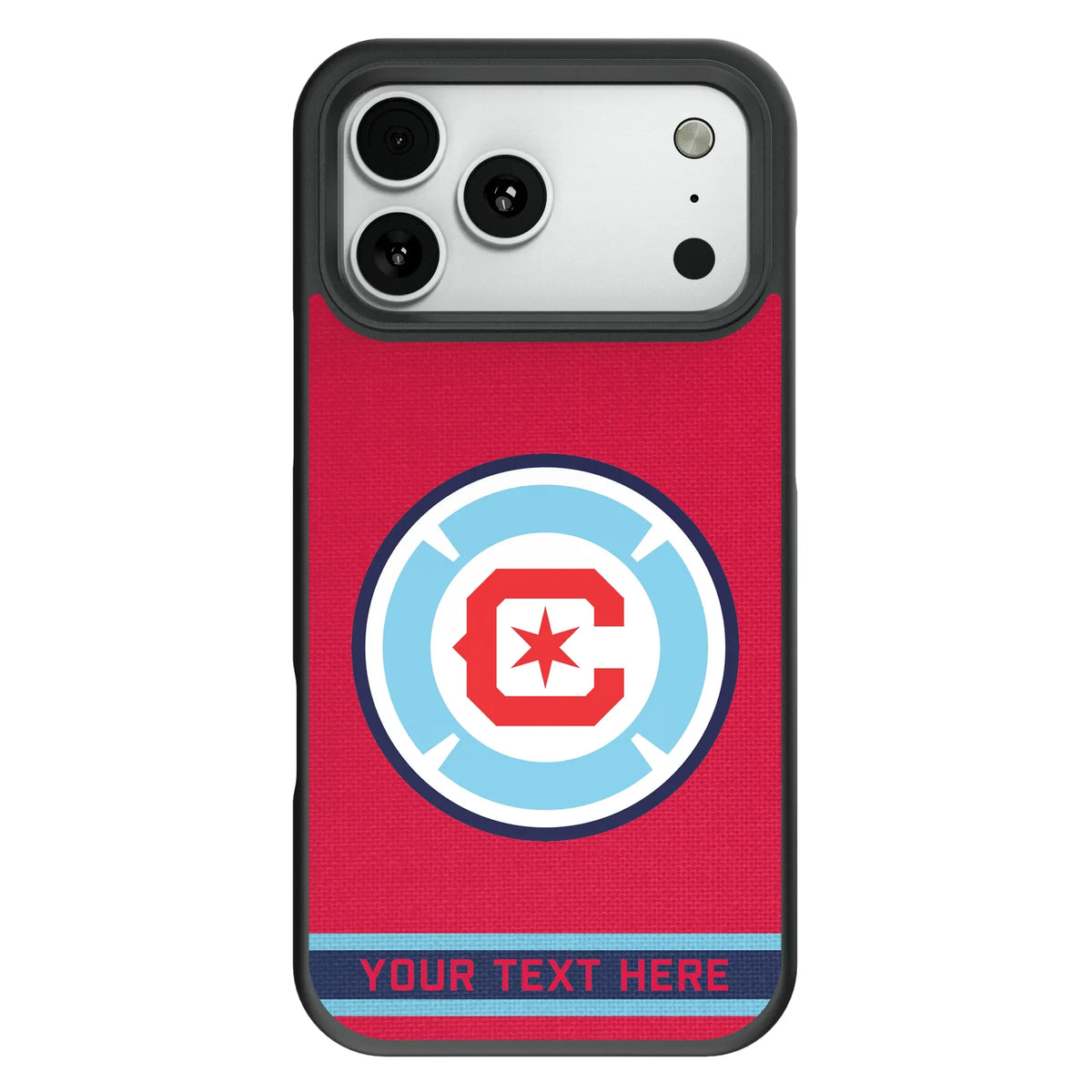 Chicago Fire Personalized Stripe Bump Phone Case for Apple iPhone 13