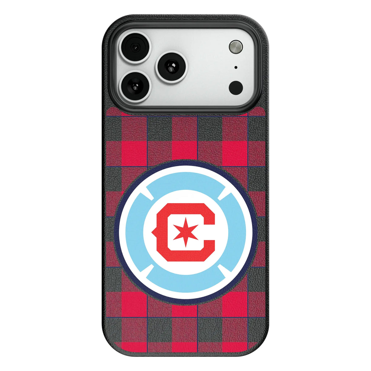 Chicago Fire Plaid MagSafe Compatible Phone Case for Apple iPhone 8