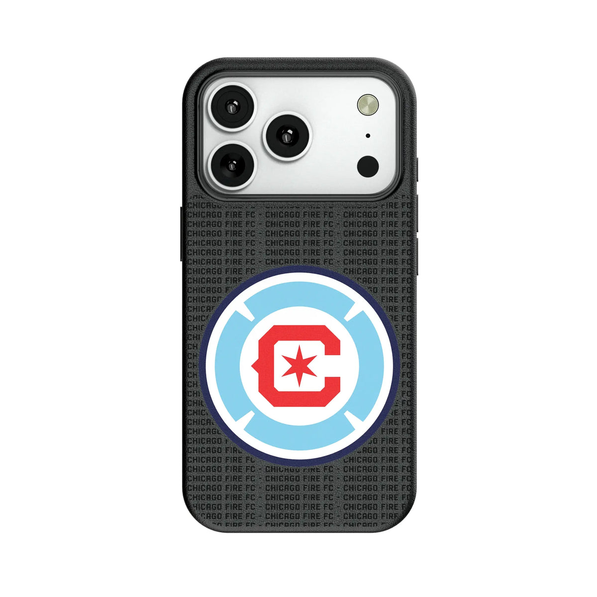 Chicago Fire Text Backdrop MagSafe Compatible Phone Case for Apple iPhone 7