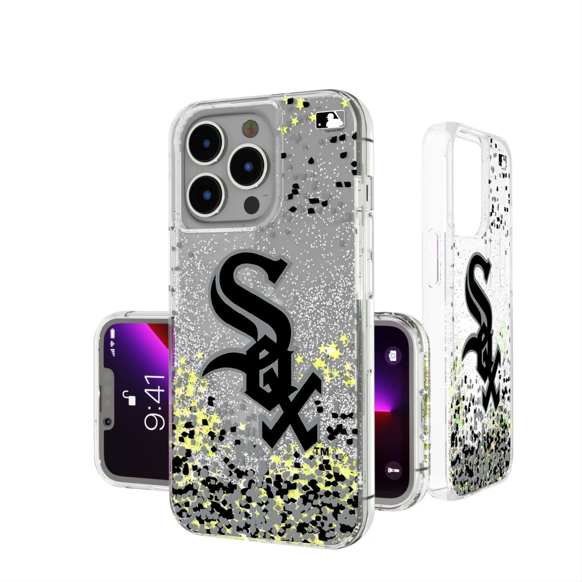 Chicago White Sox Confetti Glitter Phone Case 13