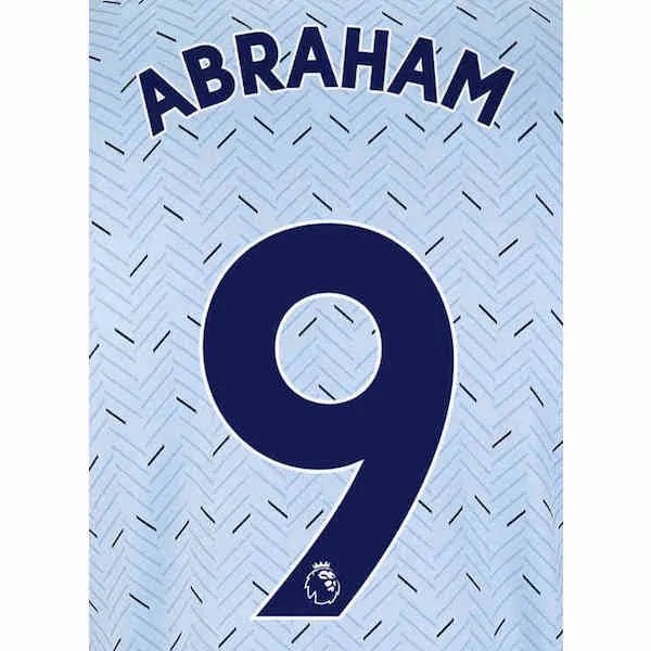 Chlesea 2019/21 Away Abraham #9 Jersey Name Set 1