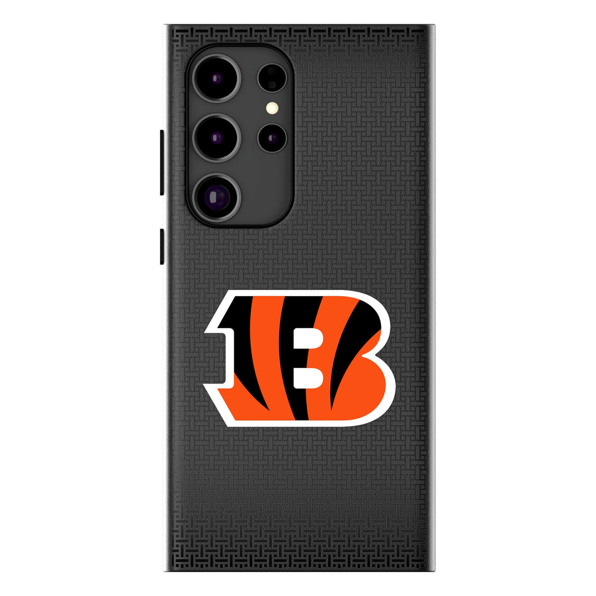Cincinnati Bengals Linen MagSafe Compatible Phone Case for Samsung Galaxy 10