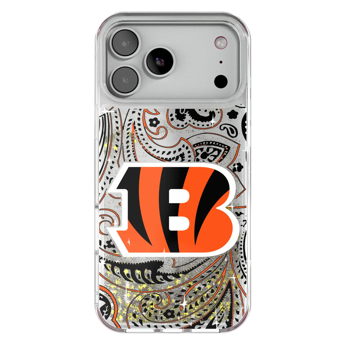Cincinnati Bengals Paisley Glitter Phone Case 19