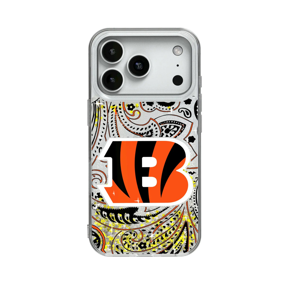 Cincinnati Bengals Paisley Glitter Phone Case 20